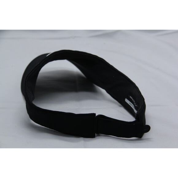 NIKE Visor Hat Womens Tech Black Adjustable Golf Tennis One Size Fits Most Strap - Picture 3 of 6